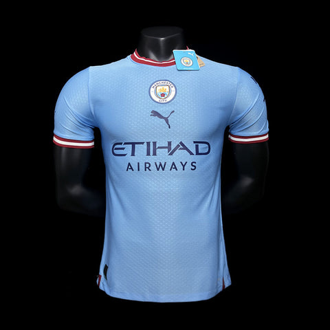Manchester City Home Champions Edition Soccer Football Jersey 2023-24 [Player Version]