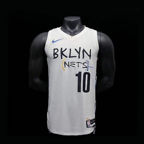 Brooklyn Nets Simmons #10 White NBA Jersey City Edition