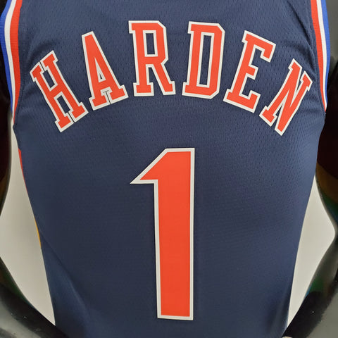Philadelphia 76ers Harden #1 NBA Jersey City Edition 2022
