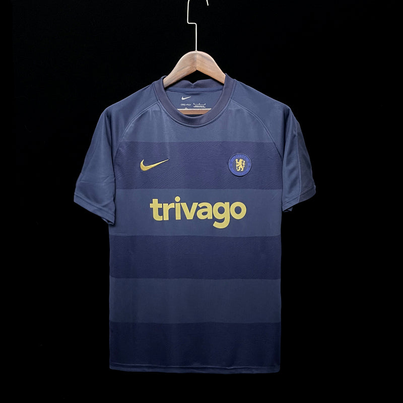 Chelsea Royal Blue Pre-match Training Soccer Football Training Kit 2023-24