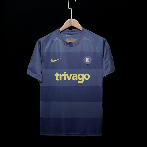 Chelsea Royal Blue Pre-match Training Soccer Football Training Kit 2023-24