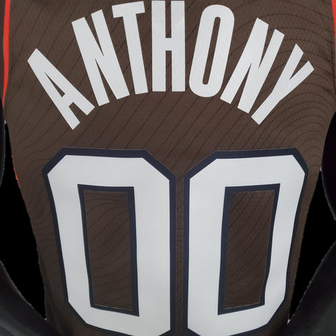 Portland Trail Blazers Anthony #00 Brown NBA Jersey 2021