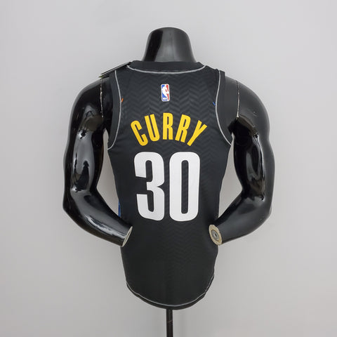 Brooklyn Nets Curry #30 Black NBA Jersey City Edition