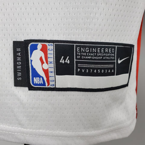Philadelphia 76ers Harden #1 White NBA Jersey V-Neck
