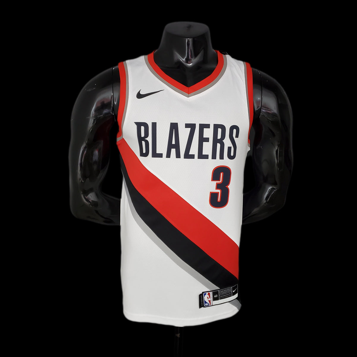 Portland Trail Blazers Mccollum #3 White NBA Jersey 2021