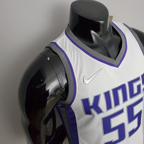 Sacramento Kings Kings Williams #55 White NBA Jersey 75th Anniversary