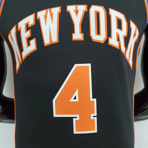 New York Knicks Rose#4 Black  NBA Jersey Urban Edition