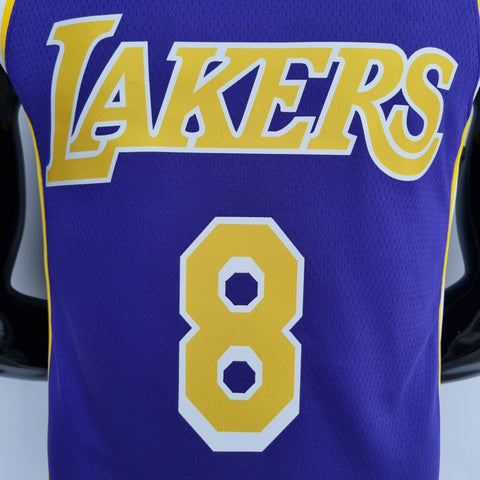 Los Angeles Lakers BRYANT#8 Jordan Purple NBA Jersey 75th Anniversary