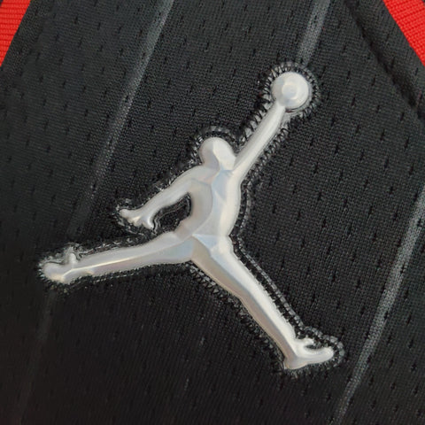 Chicago Bulls LaVine#8 Flyers Black NBA Jersey 75th Anniversary