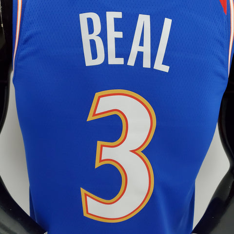 Washington Wizards BEAL#3 Blue Red NBA Jersey Talent City Edition 2022