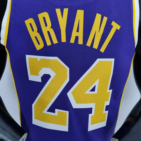 Los Angeles Lakers BRYANT#24 Jordan Purple NBA Jersey 75th Anniversary