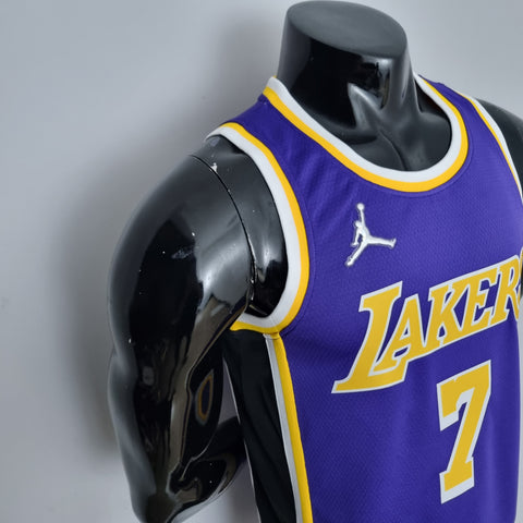 Los Angeles Lakers Anthony #7 Jordan Purple NBA Jersey Jordan Purple