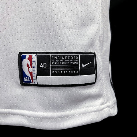 Brooklyn Nets Bridges #1 Spurs White NBA Jersey