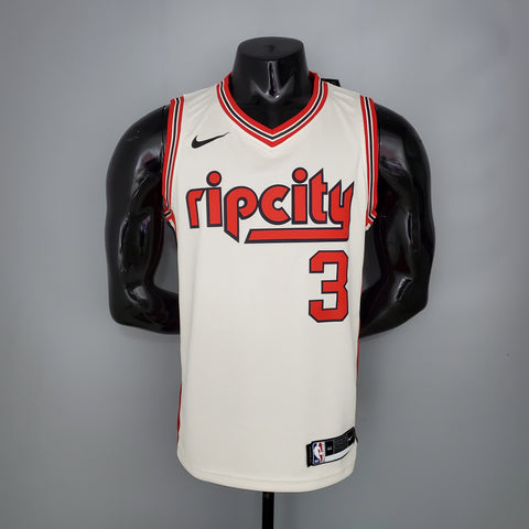 Maglia Portland McCOLLUM#3 Beige  NBA Jersey Portland Trail Blazers