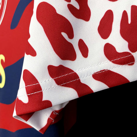 Arsenal Pre-match Training Red Soccer Football Training Kit 2023-24