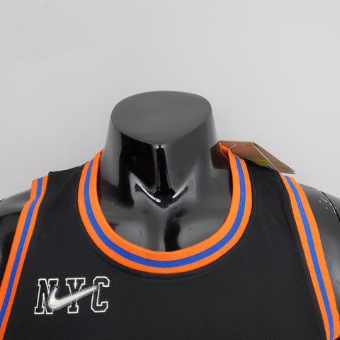 New York Knicks Anthony#7 Black  NBA Jersey Urban Edition 2022
