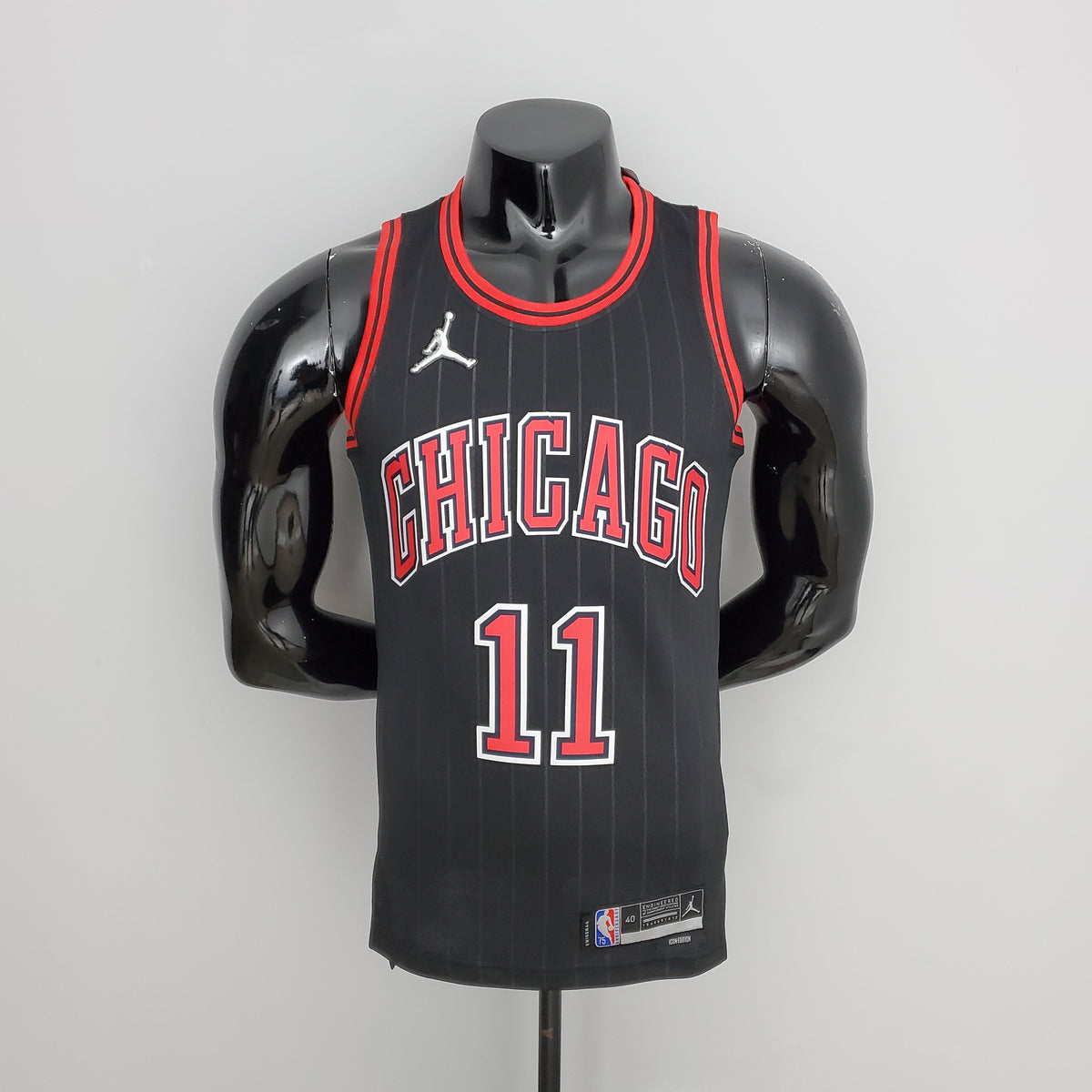 Chicago Bulls DeRozan#11 Flyers Black NBA Jersey 75th Anniversary