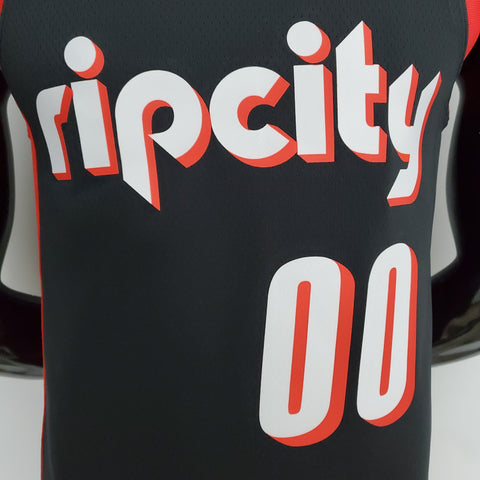 Portland Trail Blazers Anthony #00 Black NBA Jersey Urban Edition 2022