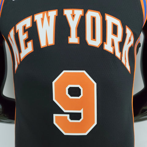 New York Knicks Barrett #9 Black NBA Jersey Urban Edition
