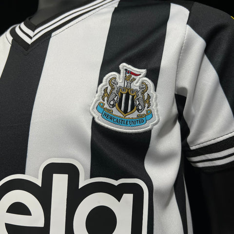 Kids Newcastle Home Soccer Football Jersey 2023-24