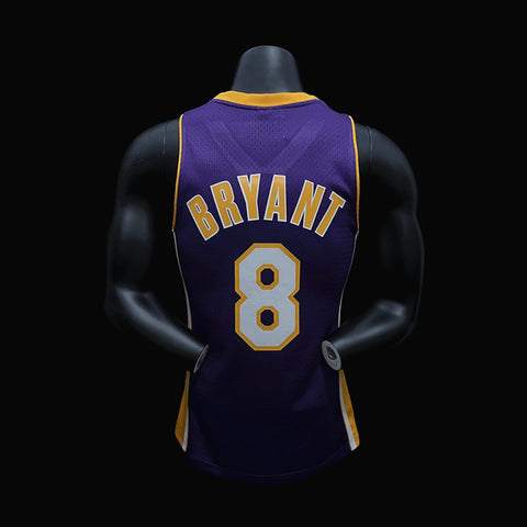 Los Angeles Lakers Bryant #8 Purple Retro NBA Jersey
