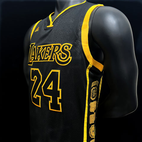 Los Angeles Lakers Kobe Bryant #24 Retirement Memorial NBA Jersey