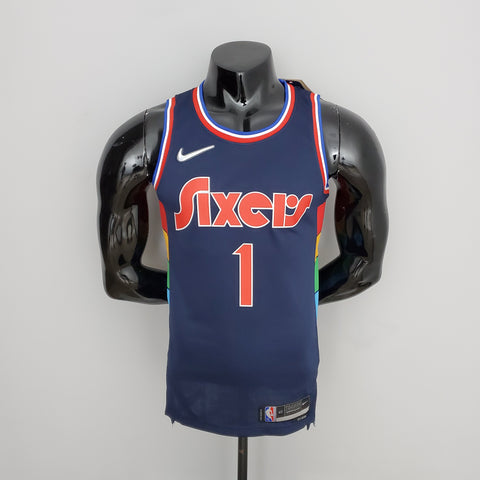 Philadelphia 76ers Harden #1 NBA Jersey City Edition 2022