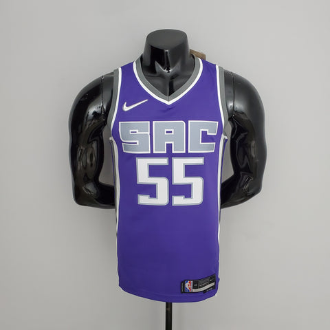 Sacramento Kings Kings Williams#55 Black Purple NBA Jersey 75th Anniversary