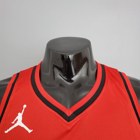 Maglia Portland McCollum #3 Red NBA Jersey Trail Blazers