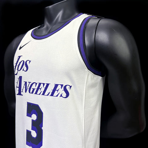 Los Angeles Lakers Davis #3 NBA Jersey City Version 2022-23