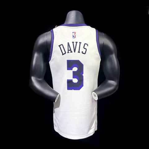 Los Angeles Lakers Davis #3 NBA Jersey City Version 2022-23
