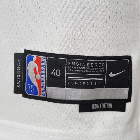 75th Anniversary Curry #30 White NBA Jersey Mexico Edition