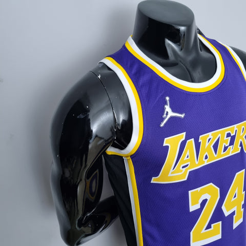 Los Angeles Lakers BRYANT#24 Jordan Purple NBA Jersey 75th Anniversary