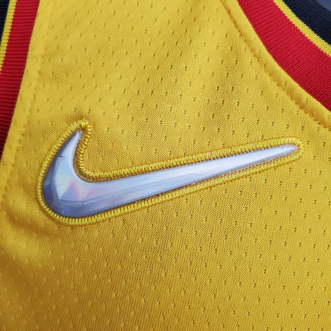 Atlanta Hawks Young #11 Yellow  NBA Jersey 75th Anniversary City Edition