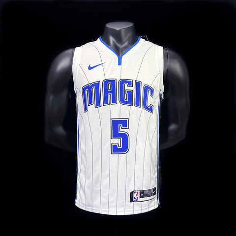 Orlando Magic Banchero #5 White NBA Jersey
