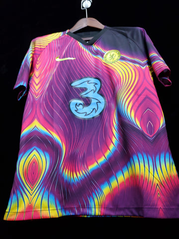 Chelsea Pre-Match Training Suit Soccer Football Jersey 2023-24