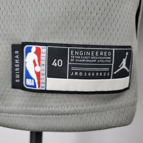 Brooklyn Nets Curry #30 Flyer Grey NBA Jersey