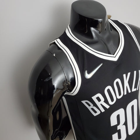 Brooklyn Nets Curry #30 Black  NBA Jersey 75th Anniversary