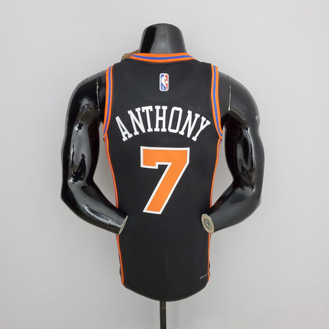 New York Knicks Anthony#7 Black  NBA Jersey Urban Edition 2022