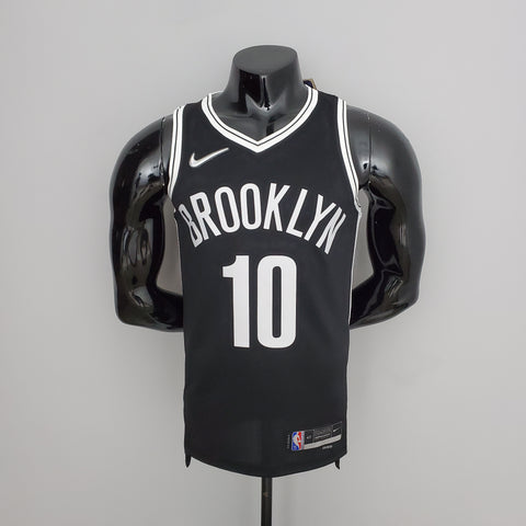 Brooklyn Nets Simmons #10 Black  NBA Jersey 75th Anniversary