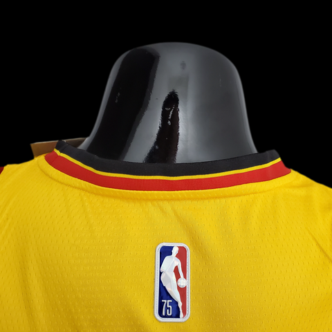 Atlanta Hawks Young #11 Yellow  NBA Jersey 75th Anniversary City Edition