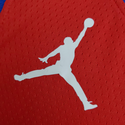 Philadelphia 76ers Harden #1 Red  NBA Jersey V-Neck