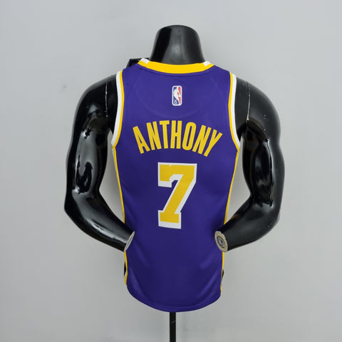 Los Angeles Lakers Anthony #7 Jordan Purple NBA Jersey Jordan Purple