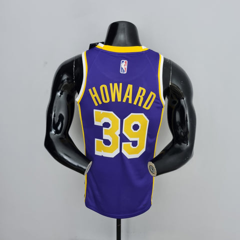 Los Angeles Lakers Howard #39 Jordan Purple NBA Jersey 75th Anniversary