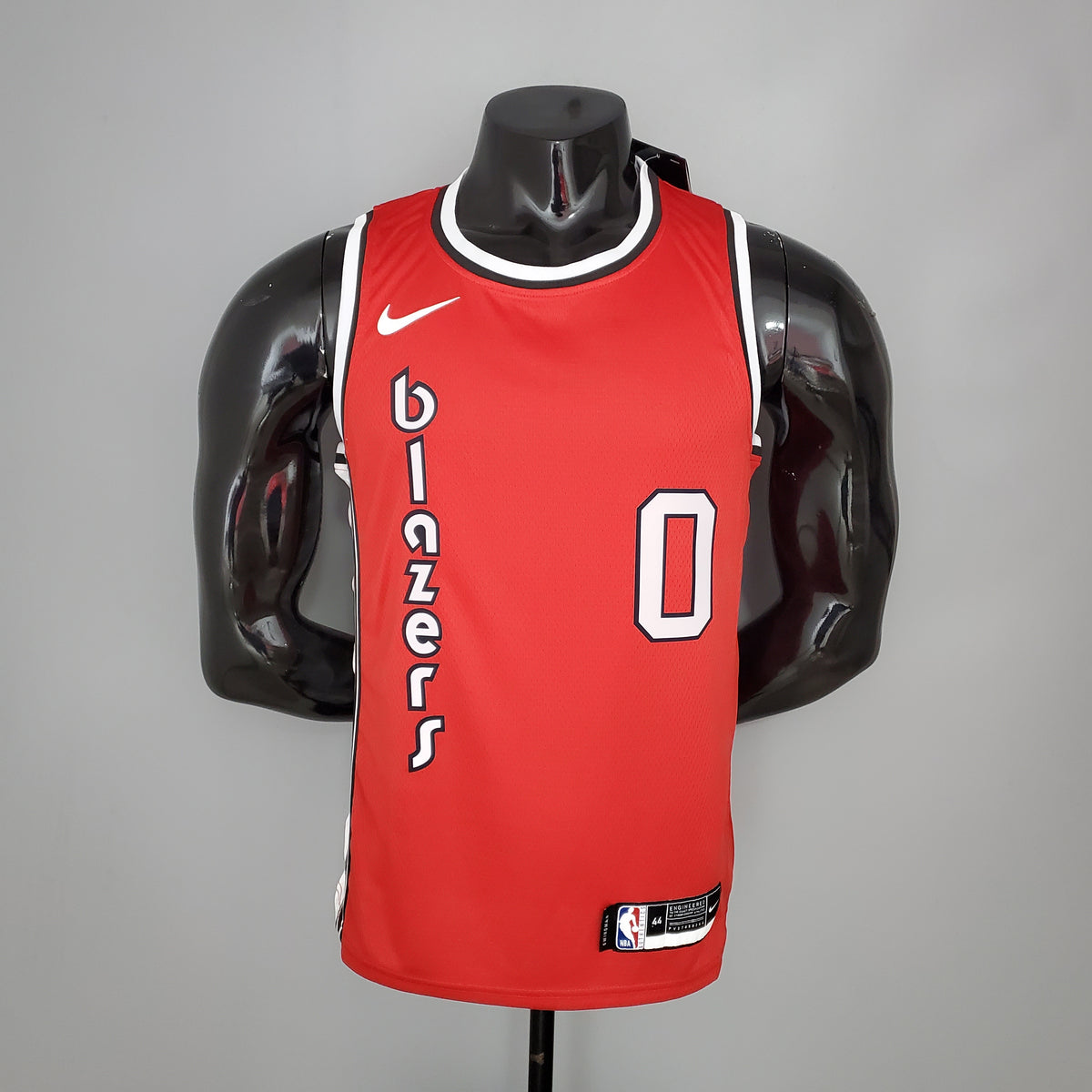 Maglia Portland LILLARO#0  Trail Blazers Retro Red NBA Jersey