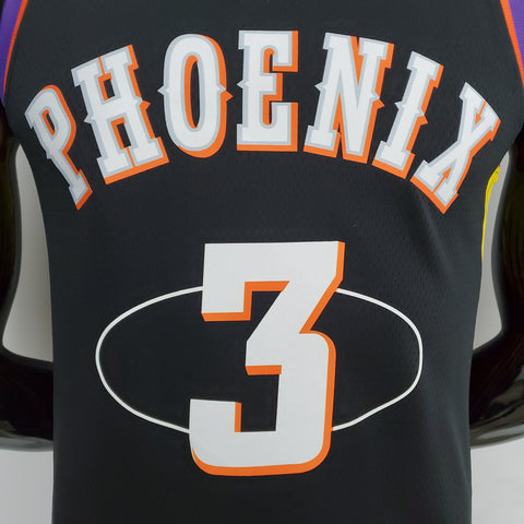 Phoenix Suns Paul #3 Black NBA Jersey City Edition