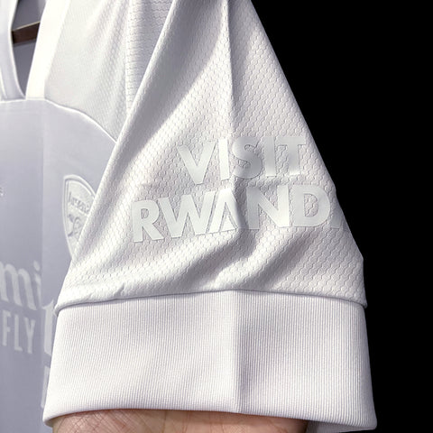 Arsenal All White Edition Soccer Football Jersey 2023-24