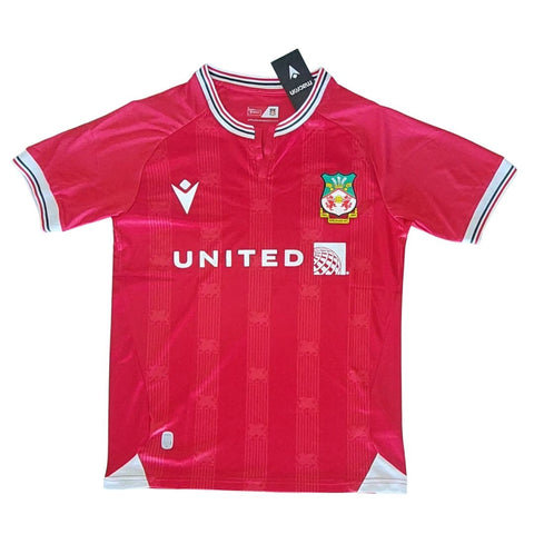 Wrexham AFC Home Soccer Football Jersey 2023-24 [Replica Kit]