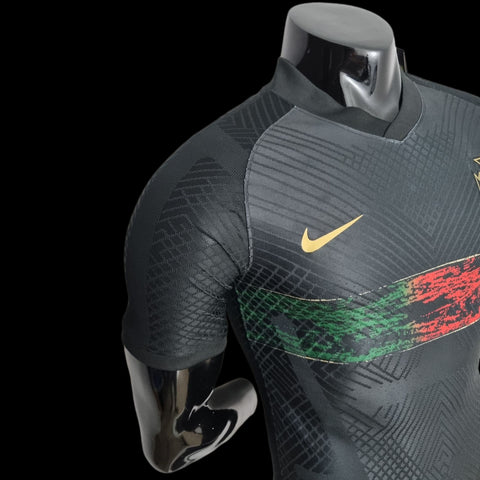 Portugal Black Training Suit Edition Soccer Football Jersey 2022