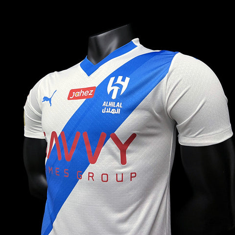 Al Hilal Away Soccer Football Jersey 2023-24 [Player Version]